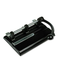 Master 1340PB 40-Sheet High Capacity Lever Adjustable 2- to 7-Hole Punch