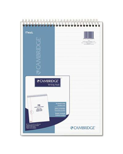 Cambridge 8-7/8" X 11" 70-Sheet Numbered Legal Rule Notepad, White Paper