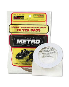 Metro DataVac Replacement Bags for Handheld Steel Vacuum & Blower, 5/Pack