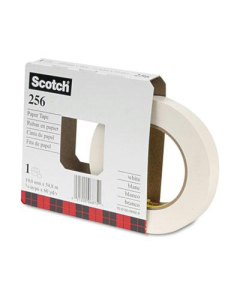 Scotch 3/4" x 60 yds, 3" Core Printable Flatback Paper Tape, White