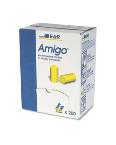 3M EAR Classic Small Cordless PVC Foam Earplugs in Pillow Packs, Yellow, 200 Pairs
