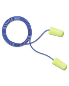 3M EARsoft Corded Foam Earplugs, Regular Size, Neon Yellow, 200 Pairs