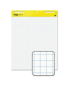 Post-it Self-Stick, 25" x 30", 30-Sheet, 2-Pack, Quadrille Ruled Easel Pads
