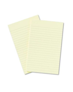 Post-It 5" X 8", 2 50-Sheet Pads, Lined Canary Yellow Notes