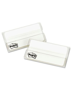 Post-It 3" x 1-1/2" Durable File Tabs, White, 50/Pack