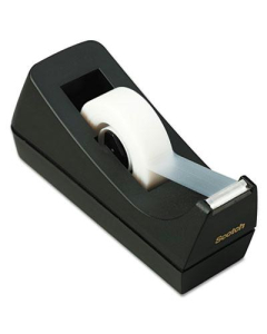Scotch Desk Top Tape Dispenser, Black, 1" Core
