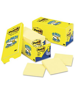 Post-It 3" X 3", 18 90-Sheet Pads, Canary Yellow Pop-up Notes