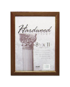 NuDell Traditional 8.5" W x 11" H Solid Hardwood Frame, Walnut Finish