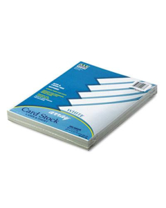 Pacon Array 8-1/2" x 11", 65lb, 100-Sheets, White Card Stock