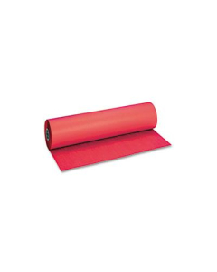 Pacon 36" x 1000 Ft., 40lb, Cherry Red Decorol Flame Retardant Art Roll