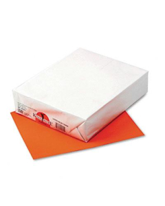 Pacon 8-1/2" X 11", 24lb, 500-Sheets, Pumpkin Multipurpose Colored Paper