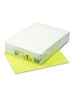 Pacon 8-1/2" X 11", 24lb, 500-Sheets, Hyper Yellow Multipurpose Colored Paper