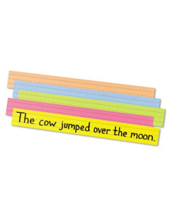 Pacon 24" x 3" Sentence Strips, Assorted Bright, 100/Pack