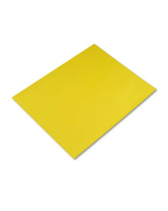 Pacon Peacock 28" x 22" 25-Pack Lemon Yellow Four-Ply Poster Boards