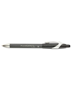 Paper Mate FlexGrip Elite 1 mm Medium Retractable Ballpoint Pens, Black, 12-Pack