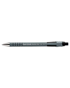 Paper Mate FlexGrip 1 mm Medium Retractable Ballpoint Pens, Black, 12-Pack
