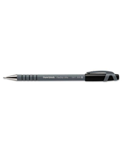 Paper Mate FlexGrip 0.8 mm Fine Stick Ballpoint Pens, Black, 12-Pack