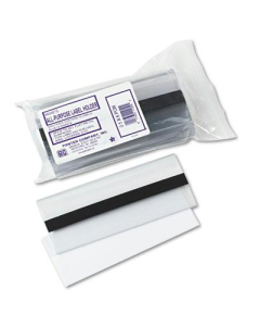 Clear Magnetic Label Holders, Side Load, 6 X 2.5, Clear, 10/pack