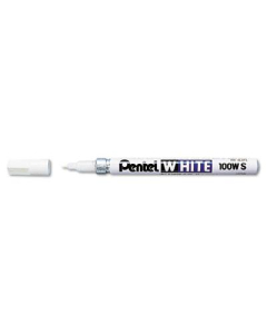 Pentel Permanent Marker, Fine Point, White