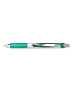 Pentel EnerGel RTX 0.7 mm Medium Retractable Roller Ball Pen, Green