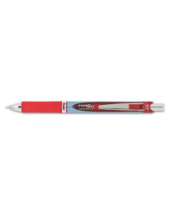 Pentel EnerGel RTX 0.7 mm Medium Needle Retractable Roller Ball Pen, Red