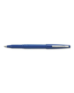 Pentel Rolling Writer 0.8 mm Medium Roller Ball Pens, Blue, 12-Pack