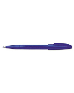 Pentel Porous Point Capped Water-Based Sign Pen, Blue, Fine, 12-Pack