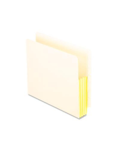 Pendaflex Letter 5" Expanding Straight Tab File Pocket, Manila, 10/Box