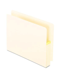 Pendaflex Letter 3-1/2" Expanding Straight Tab Convertible File Folder, Manila, 25/Box