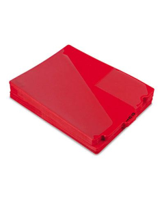 Pendaflex Letter Center Tab Out File Guides, Red, 50/Box