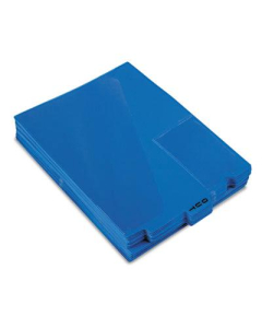 Pendaflex Letter Center Tab Out File Guides, Blue, 50/Box