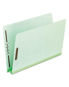 Pendaflex Letter 2" Expanding Full Cut Tab 2-Fastener Pressboard Folder, Green, 25/Box