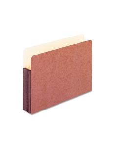 Pendaflex Legal 5-1/4" Expansion Straight Tab Watershed Folder, Redrope