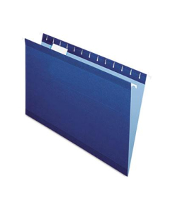 Pendaflex Legal Reinforced Hanging File Folders, Navy, 25/Box