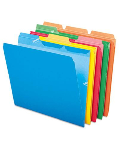 Pendaflex Ready-Tab 1/3 Cut Tab Letter File Folder, Assorted, 50/Box