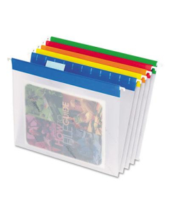 Pendaflex EasyView Letter Hanging Folders, Assorted Colors, 25/Box