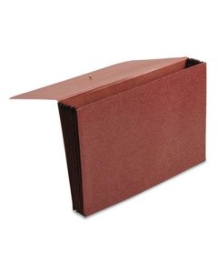Pendaflex Reinforced Legal 5-1/4" Expanding Wallet with Closure, Red