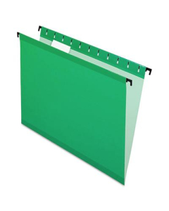 Pendaflex SureHook Legal Hanging Folders, Bright Green, 20/Box