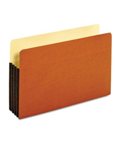 Pendaflex Legal 3-1/2" Expanding Top Tab File Pocket, Brown, 10/Box