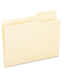 Pendaflex Essentials 1/3 Cut Right Tab Letter File Folder, Manila, 100/Box