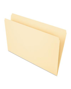 Pendaflex Essentials Straight Cut Legal File Folder, Manila, 100/Box