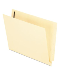 Pendaflex Letter 3/4" Expanding Straight Tab 1-Fastener File Folder, Manila, 50/Box