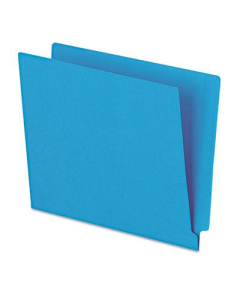 Pendaflex Double-Ply End Tab Letter File Folder, Blue, 100/Box