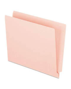 Pendaflex Double-Ply End Tab Letter File Folder, Pink, 100/Box
