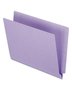 Pendaflex Double-Ply End Tab Letter File Folder, Purple, 100/Box
