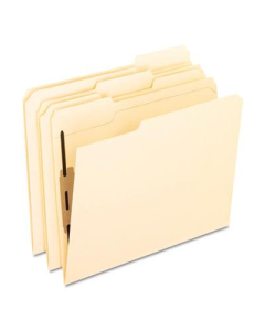 Pendaflex 1/3 Cut Tab 1-Bond Fastener Letter File Folder, Manila, 50/Box