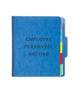 Pendaflex 1/3 Cut Tab Letter Vertical Personnel Folder, Blue