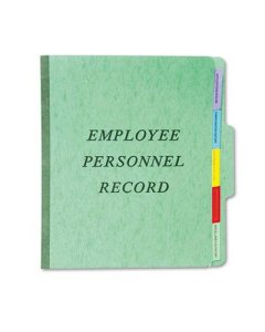 Pendaflex 1/3 Cut Tab Letter Vertical Personnel Folder, Green