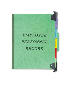 Pendaflex 1/3 Cut Tab Letter Personnel Folder, Green