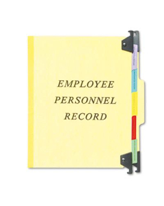 Pendaflex 1/3 Cut Tab Letter Personnel Folder, Yellow